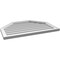 Ekena Millwork Octagonal Top Surface Mount PVC Gable Vent w/ 2"W x 1-1/2"P Brickmould Frame, 34"W x 24"H GVPOT34X2402SN - alternate 2